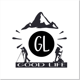 hiking good life Posters and Art